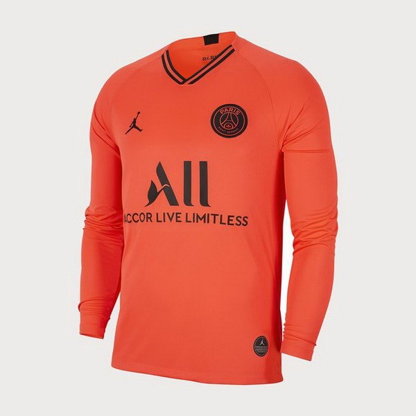 Trikot Paris Saint Germain Auswarts ML 2019-20 Orange Fussballtrikots Günstig